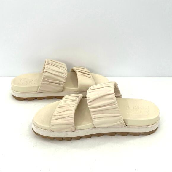 Sorel Roaming women’s two strap slide flat leather sandal - Picture 5 of 10